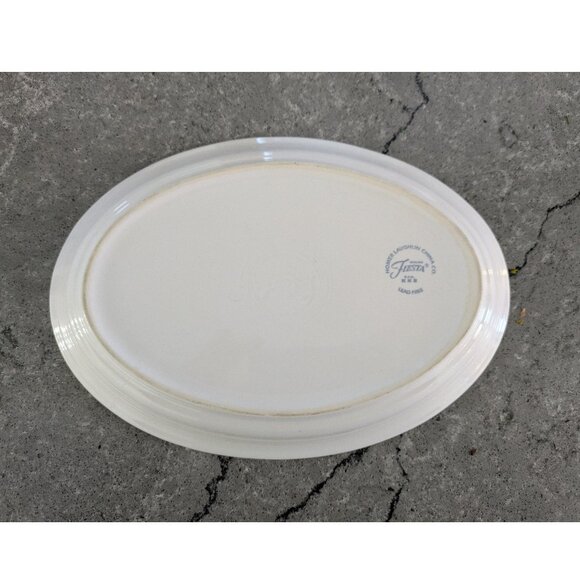 Fiestaware White Serving Platter - Picture 3 of 3